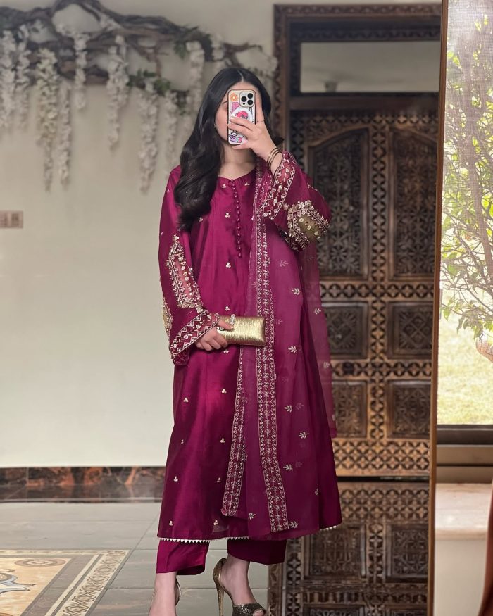Luxury Embroidered Fancy Three pices Collection